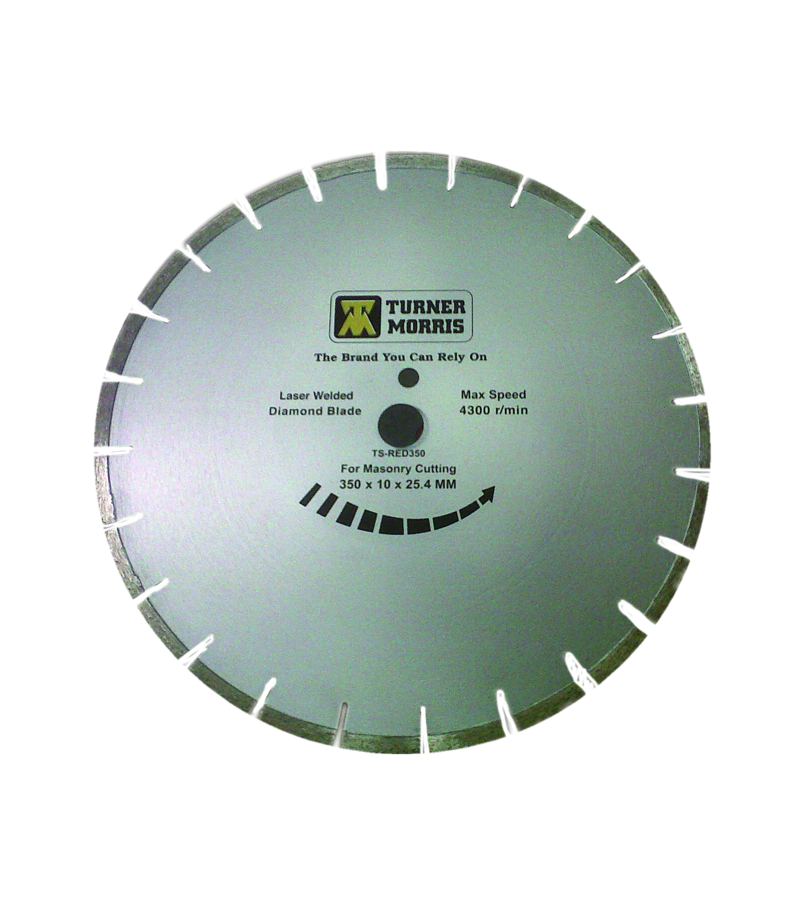 thumbnail image 2 of 10 Pack 14 Inch Diamond Saw Blades For Cutting Cured Concrete, Stone & Masonry - DPT 2 of 4